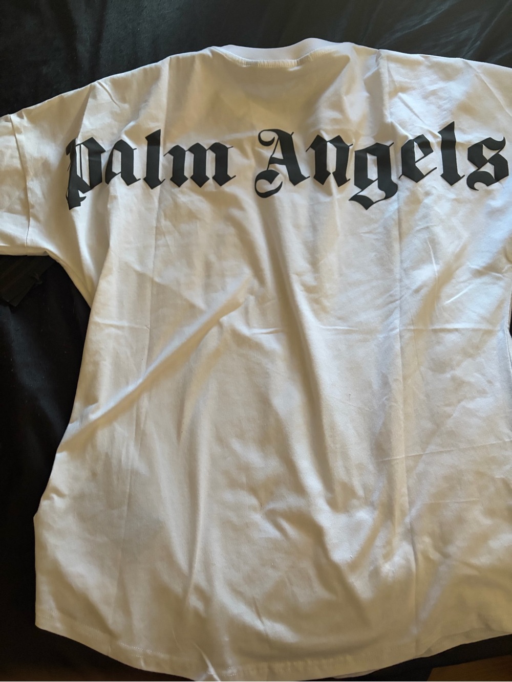 Palm Angels White Crew Neck T-Shirt - Picture 8 of 8